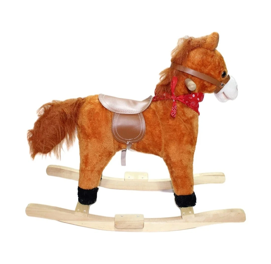 Generic Rocking Horse with Sound & Wooden Base - image 5