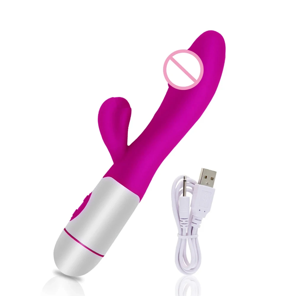 Generic Rabbit vibrator Rechargeable Dual vibrations Adult toys