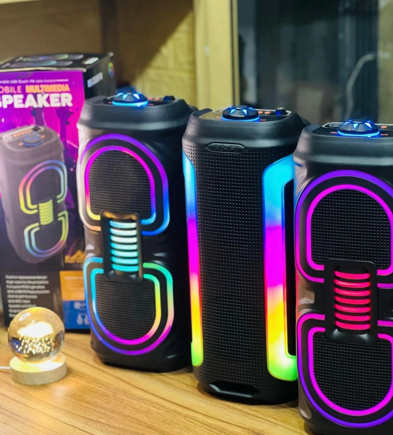 Generic RGB Rechargeable Party Portable Bluetooth Speaker - image 2