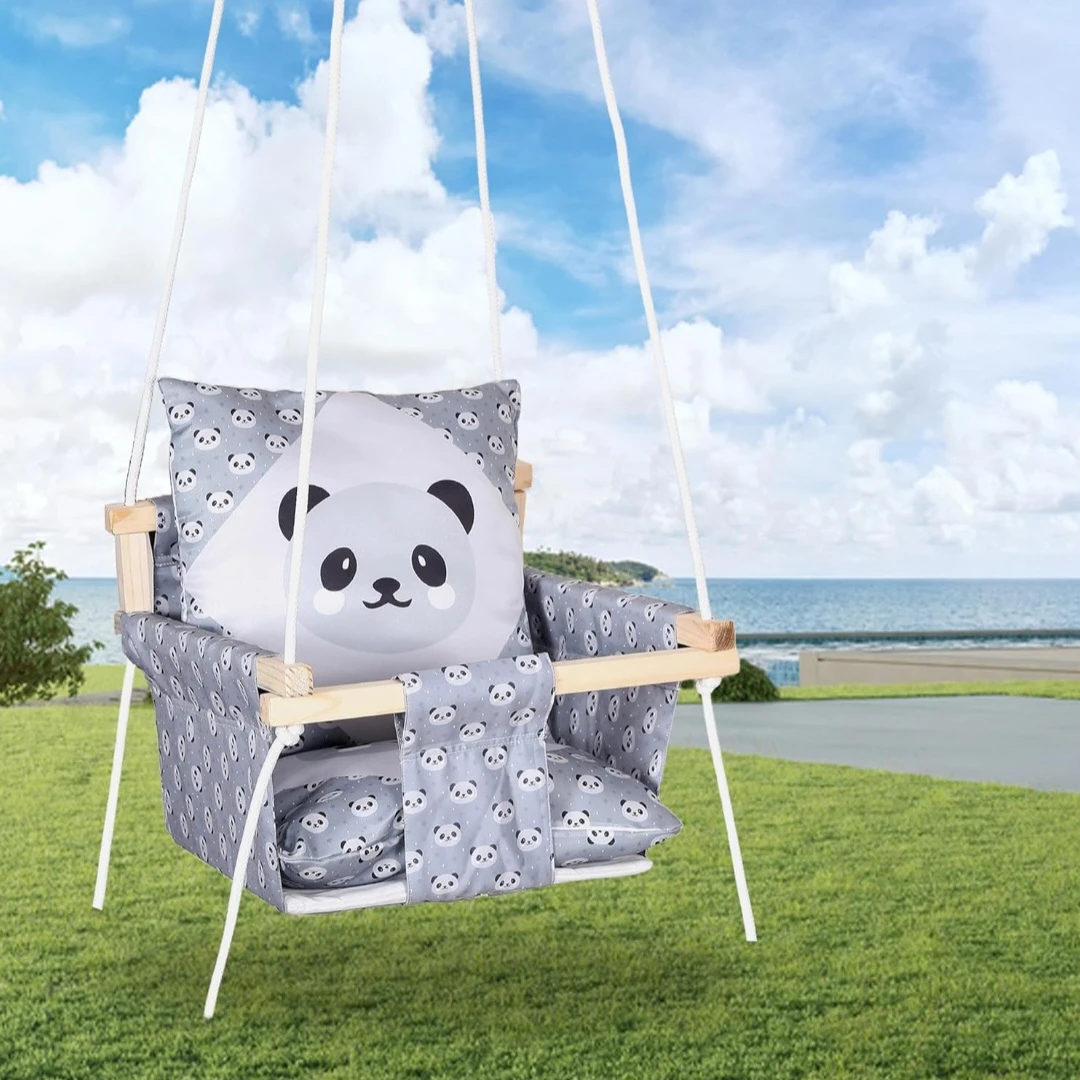Generic Kids Baby Swing Indoor Outdoor Hanging - image 3