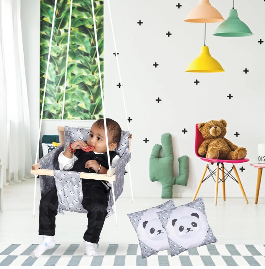 Generic Kids Baby Swing Indoor Outdoor Hanging - image 2