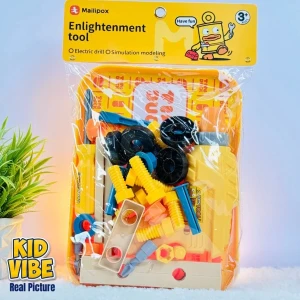 Kids Power Tools Set - Drill and Screw Simulation