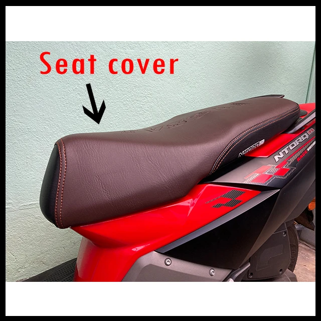 TVS NTORQ Bike Leather Seat Cover