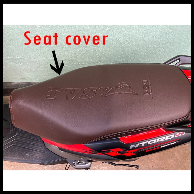 TVS NTORQ Bike Leather Seat Cover - image 2