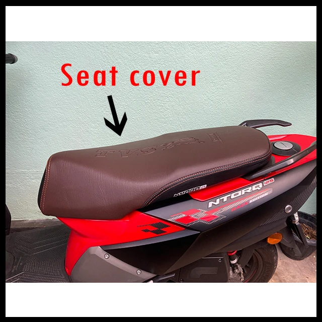 TVS NTORQ Bike Leather Seat Cover - image 4