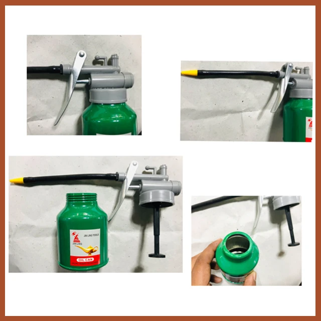 Generic 250ml Hand Oil Can Pump Oiler Flexible Spout - image 3