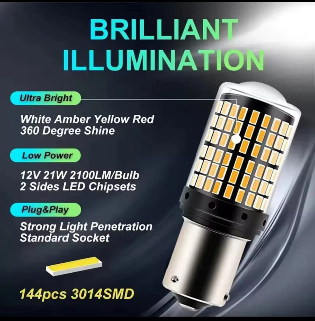 Generic 4014 LED 150SMD Car Reverse Light Bulb - image 2