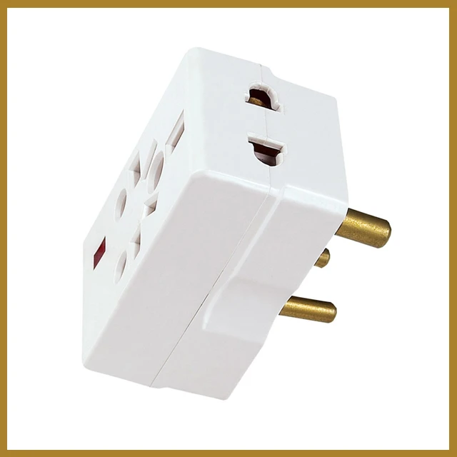Generic 3 Pin Multi Socket Type 5A Plug - image 3