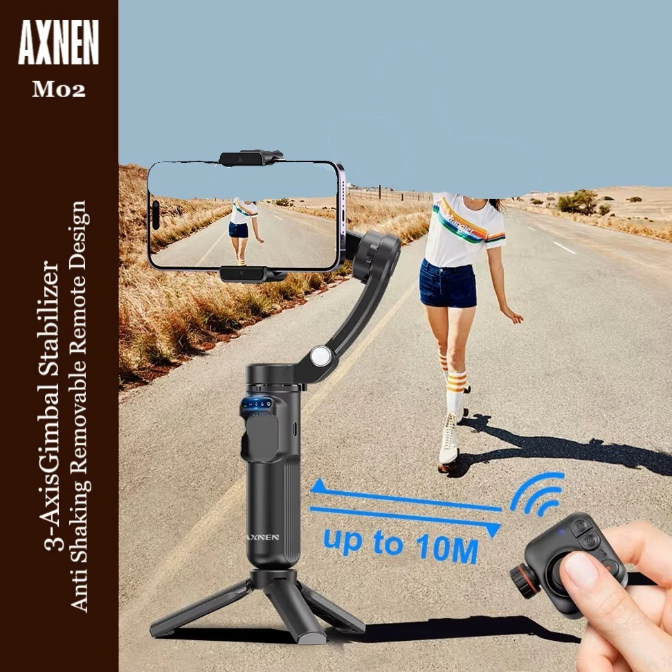 AXNEN M02 3-Axis Gimbal Stabilizer Detachable Remote - image 3