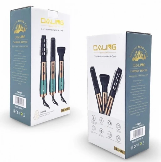 Daling DL-3027 3 in 1 Hot Air Comb - image 2