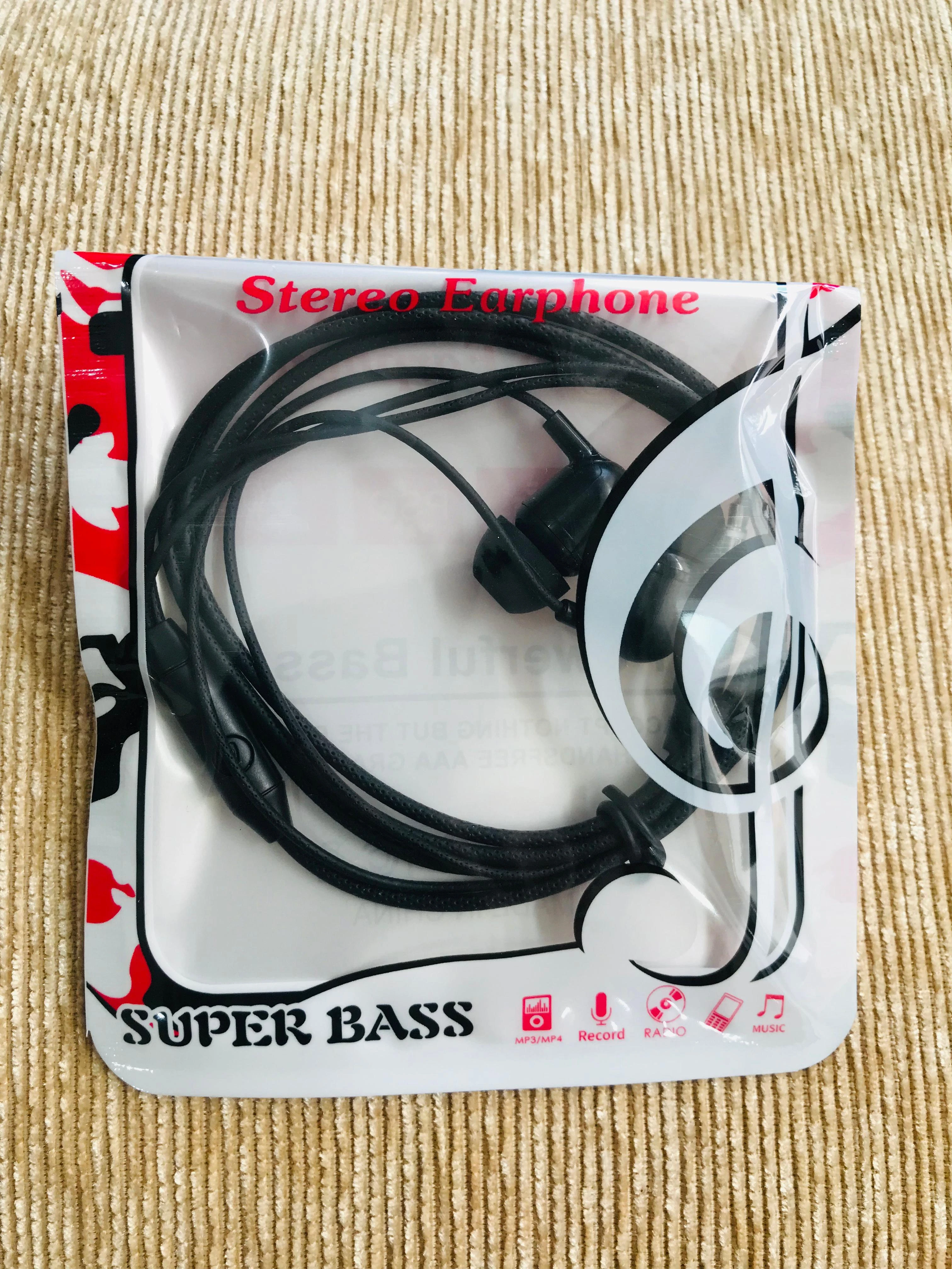 Generic Hand free Stereo Earphone Powerful Bass