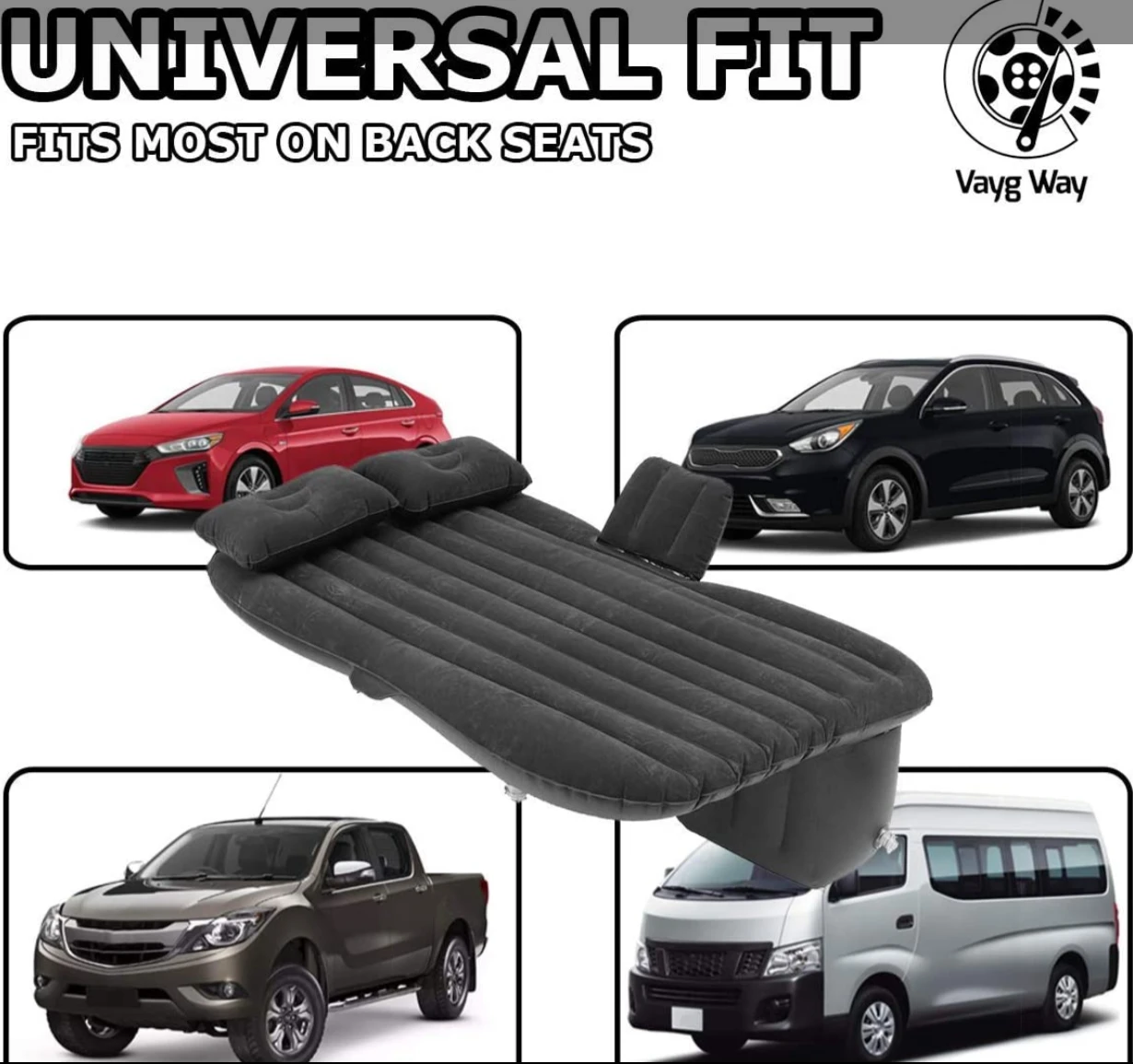 Generic Inflatable Car Air Mattress for Travel - image 2