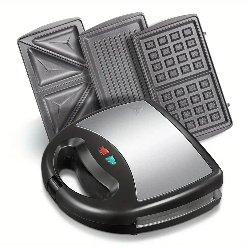 INNOVEX ISM008 3-in-1 Waffle Grill Sandwich Maker