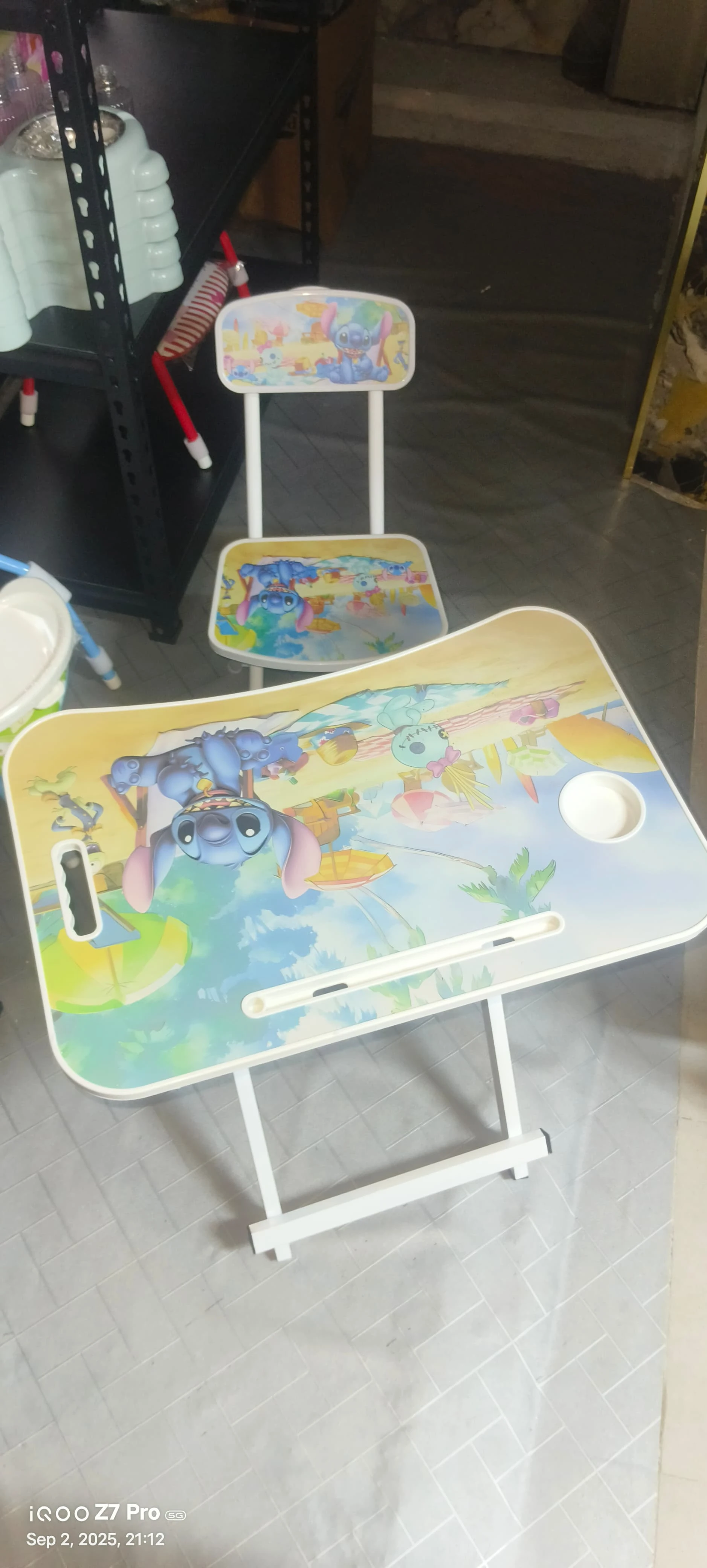 Generic Kids Activity Table with Tablet Stand - image 5