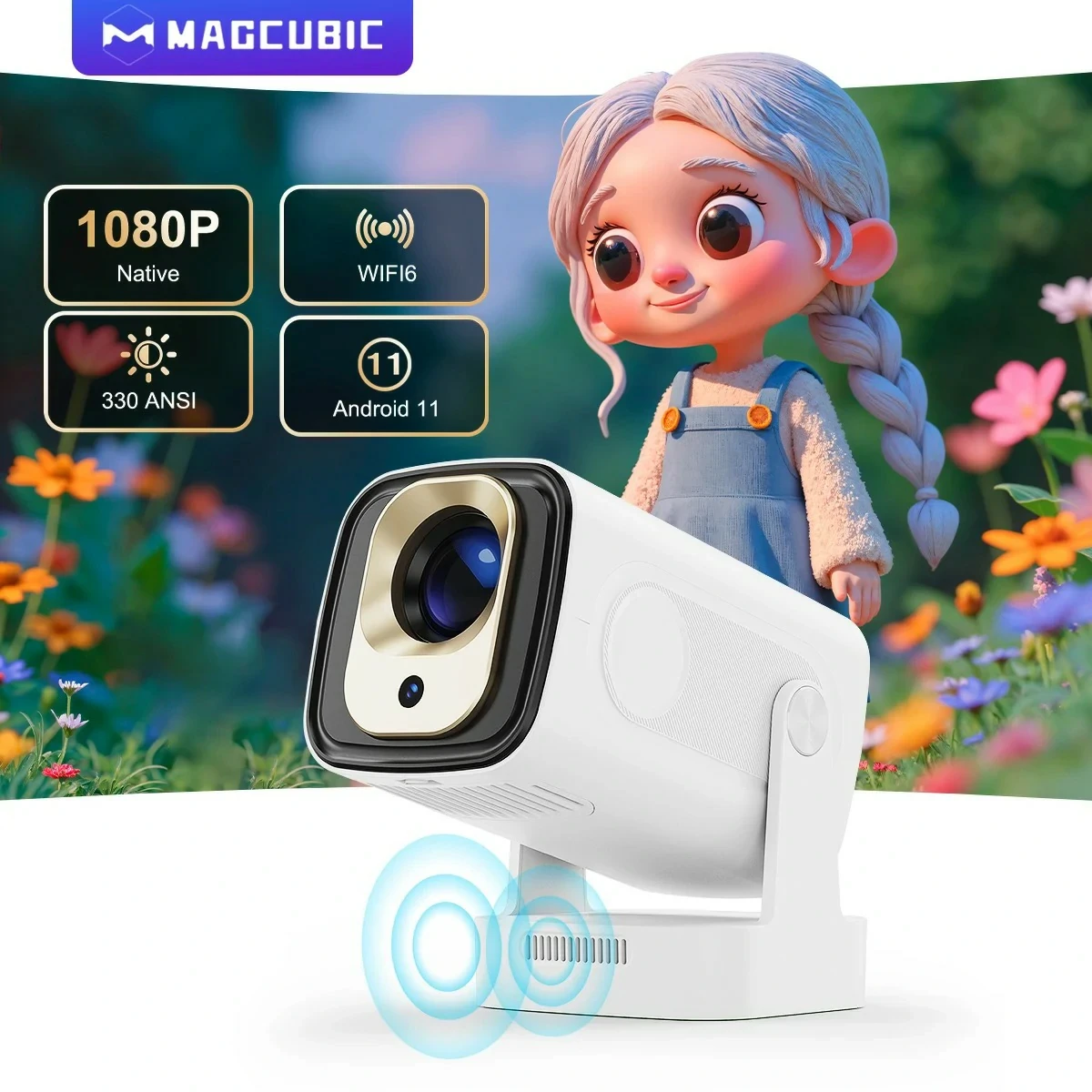 Magcubic HY310 Auto Focus 4K Mini Projector - image 1