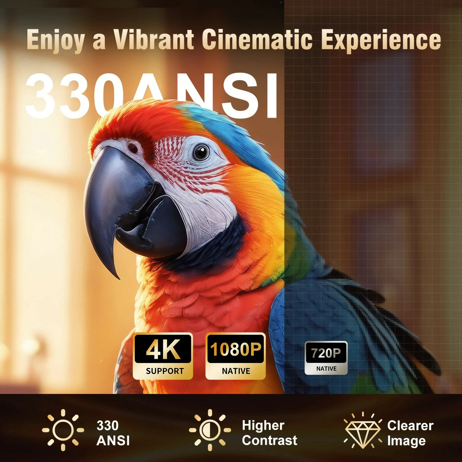 Magcubic HY310 Auto Focus 4K Mini Projector - image 3