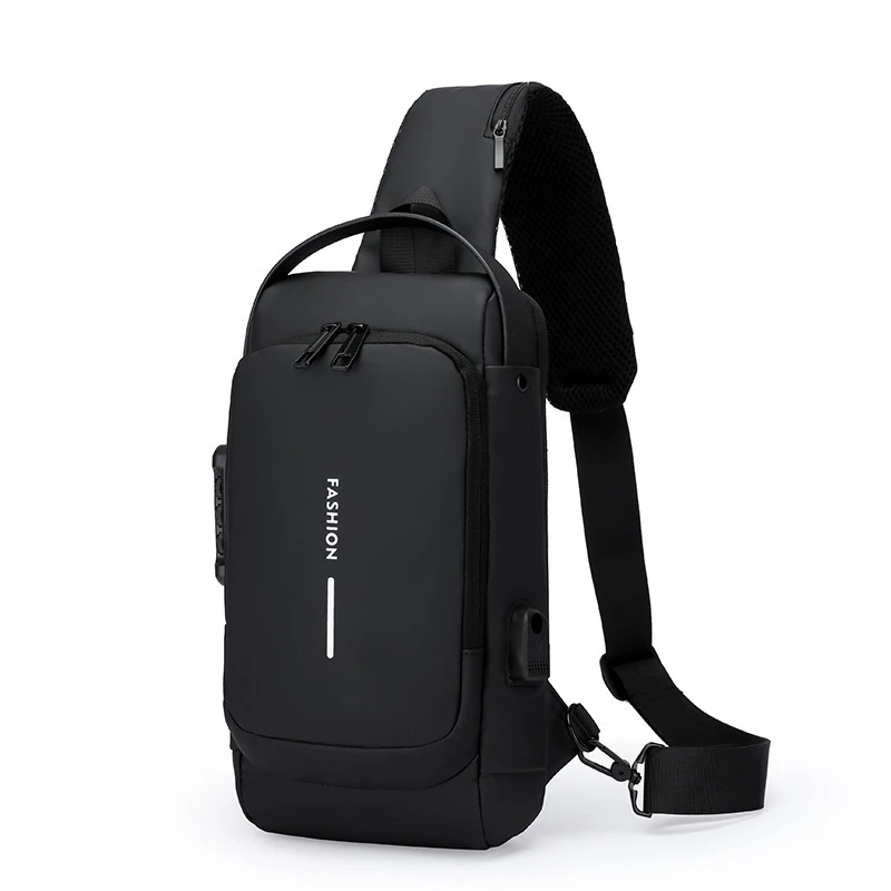 Generic Crossbody Chest Bag Anti-Theft USB Charging - image 18