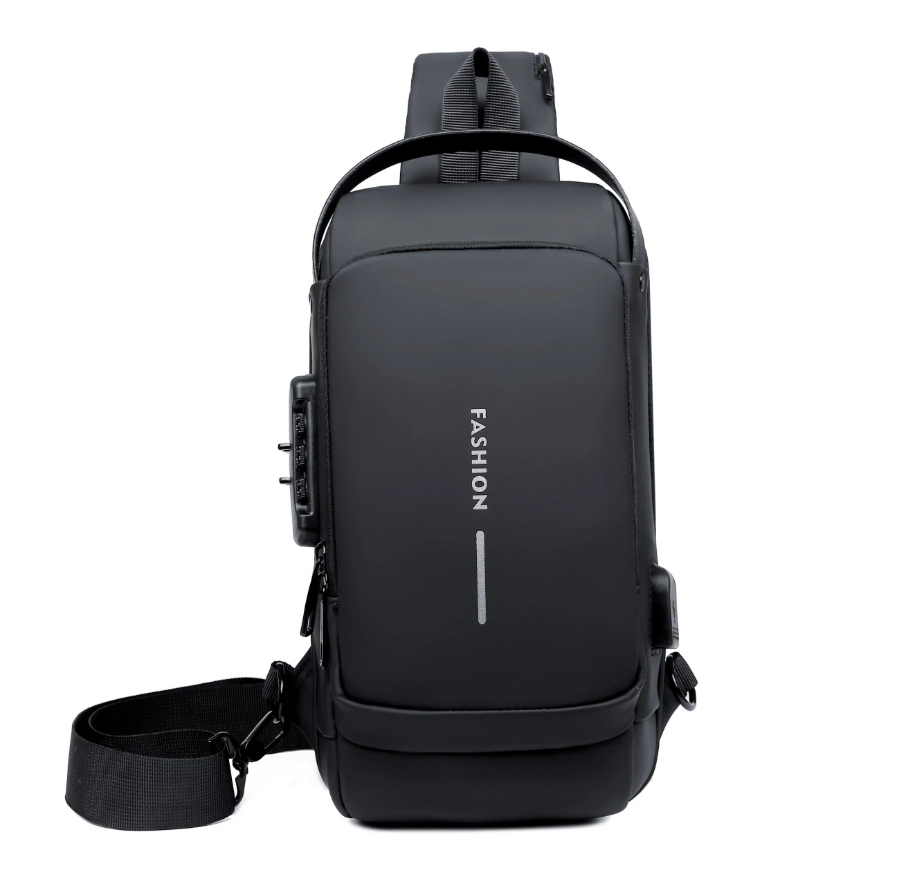 Generic Crossbody Chest Bag Anti-Theft USB Charging - image 19