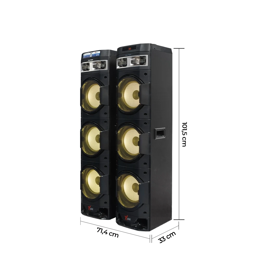 POLYTRON 10DF38 Bluetooth Active Speaker 10 Inch - image 2
