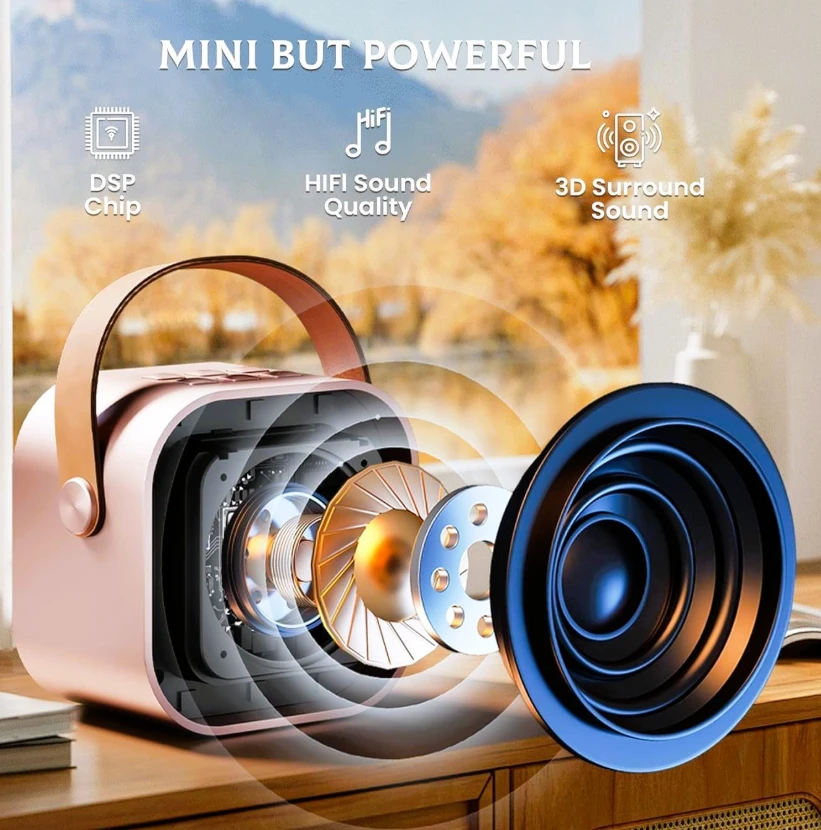 Generic K12 Mini Portable Bluetooth Karaoke Speaker - image 6