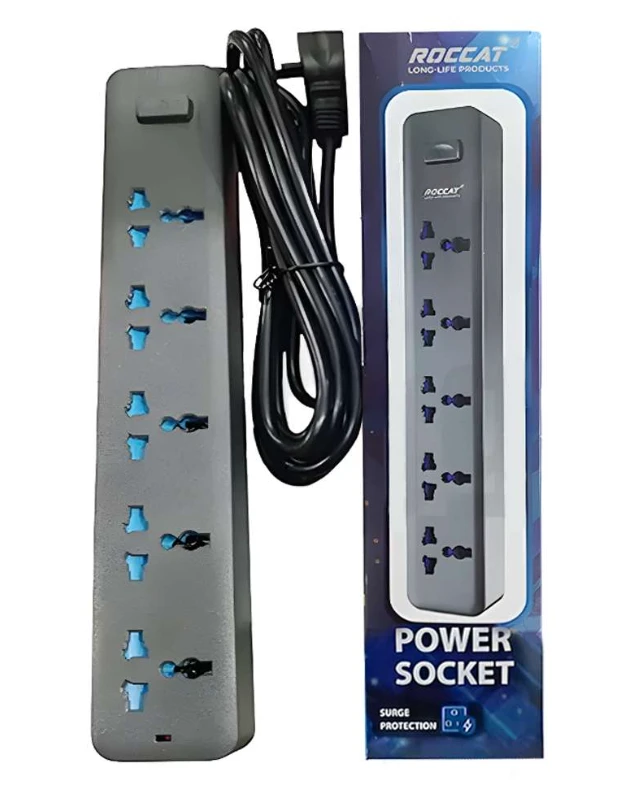 ROCCAT 5 Power Socket Extension Cord