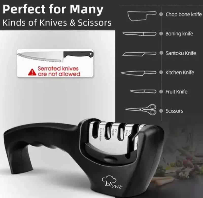 Stage 3-Slot Knife Sharpener