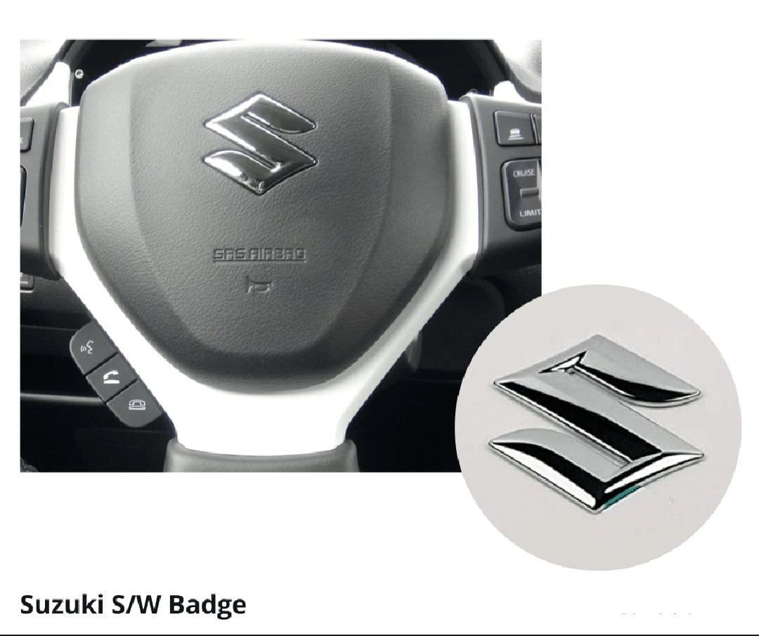 Suzuki Car Steering Wheel Emblem Badge - image 1