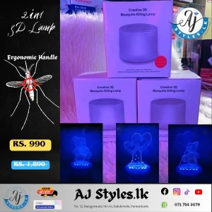 Generic 2-in-1 Creative 3D Mosquito Killing Lamp