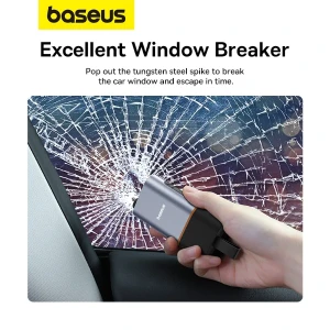 Baseus Car Safety Hammer Glass Breaker Seatbelt Cutter