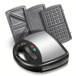 INNOVEX ISM008 3-in-1 Waffle Grill Sandwich Maker