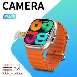 MODIO SM03 SMART WATCH  SIM CARD / CAMERA / 3x STRAP