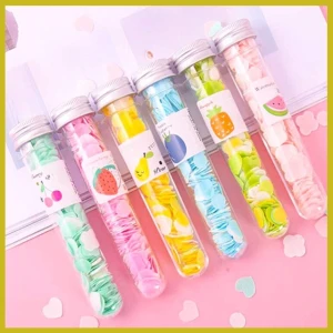 Travel Soft Paper Soap Flower Design Tube Bottle