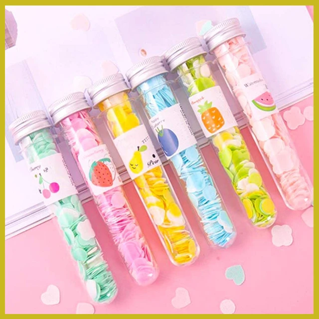 Travel Soft Paper Soap Flower Design Tube Bottle