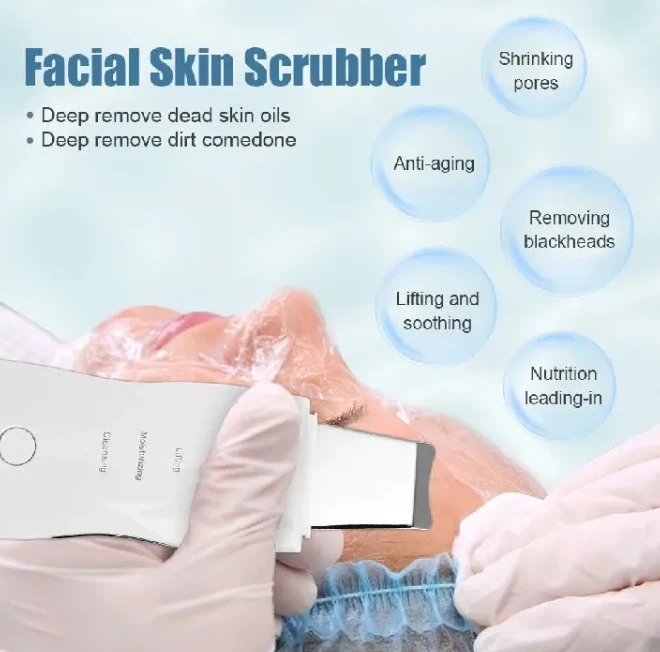 Generic Ultrasonic Facial Scrubber 3-in-1 Skin Cleaning - image 5