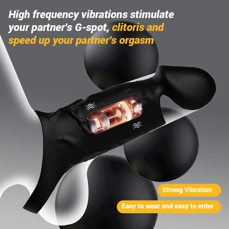 Generic Vibrate Delay Ring Foreskin Condom - image 4