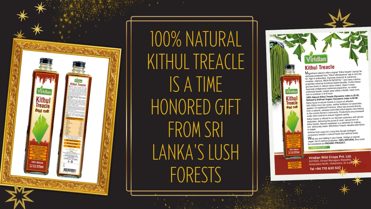 Viridian Pure Kithul Treacle Nature's Golden Sweetness - image 5