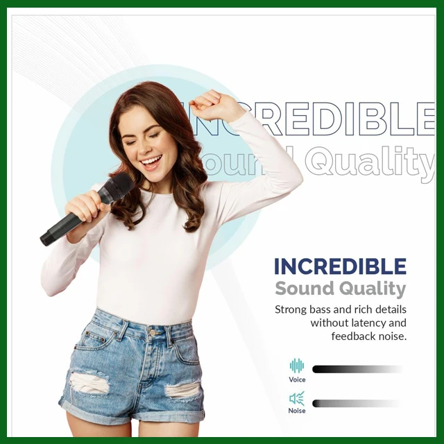 Generic Wireless Microphone Rechargeable Receiver UHF - image 2
