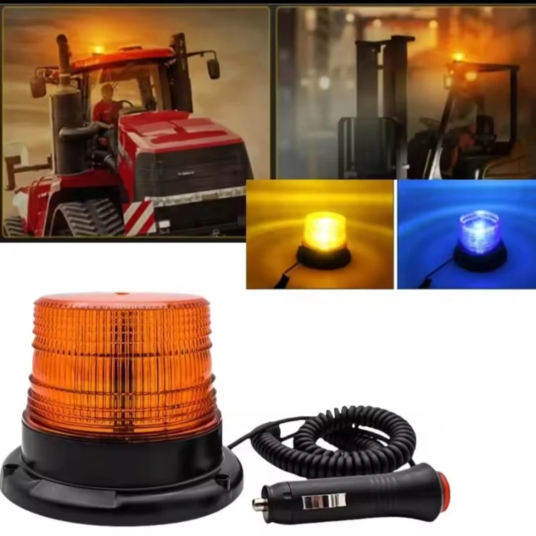 Generic 12LED Warning Flash Amber Yellow Light