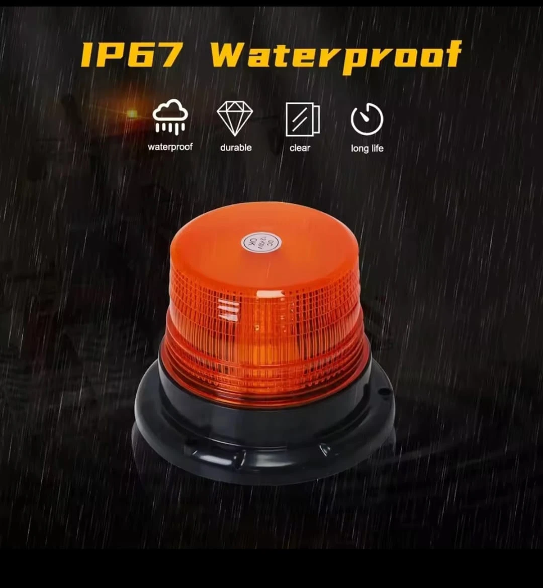 Generic 12LED Warning Flash Amber Yellow Light - image 4
