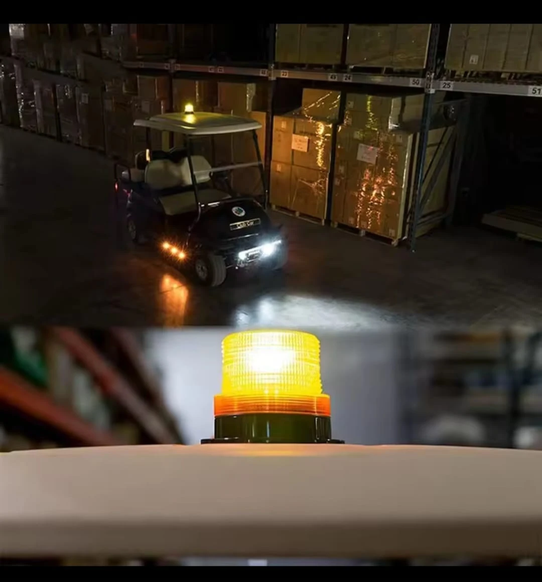 Generic 12LED Warning Flash Amber Yellow Light - image 6