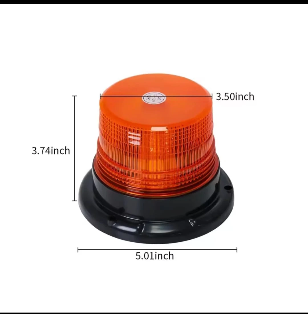 Generic 12LED Warning Flash Amber Yellow Light - image 9