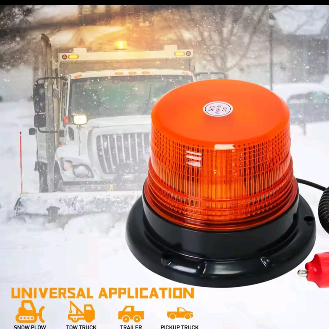 Generic 12LED Warning Flash Amber Yellow Light - image 10