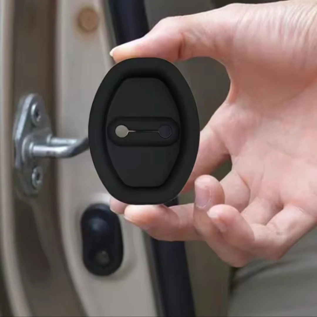 Generic Car Door Lock Buckle 4pcs Silicone Protection - image 2