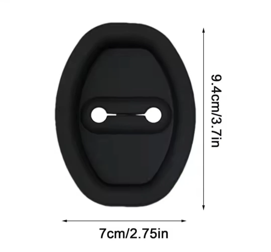 Generic Car Door Lock Buckle 4pcs Silicone Protection - image 4