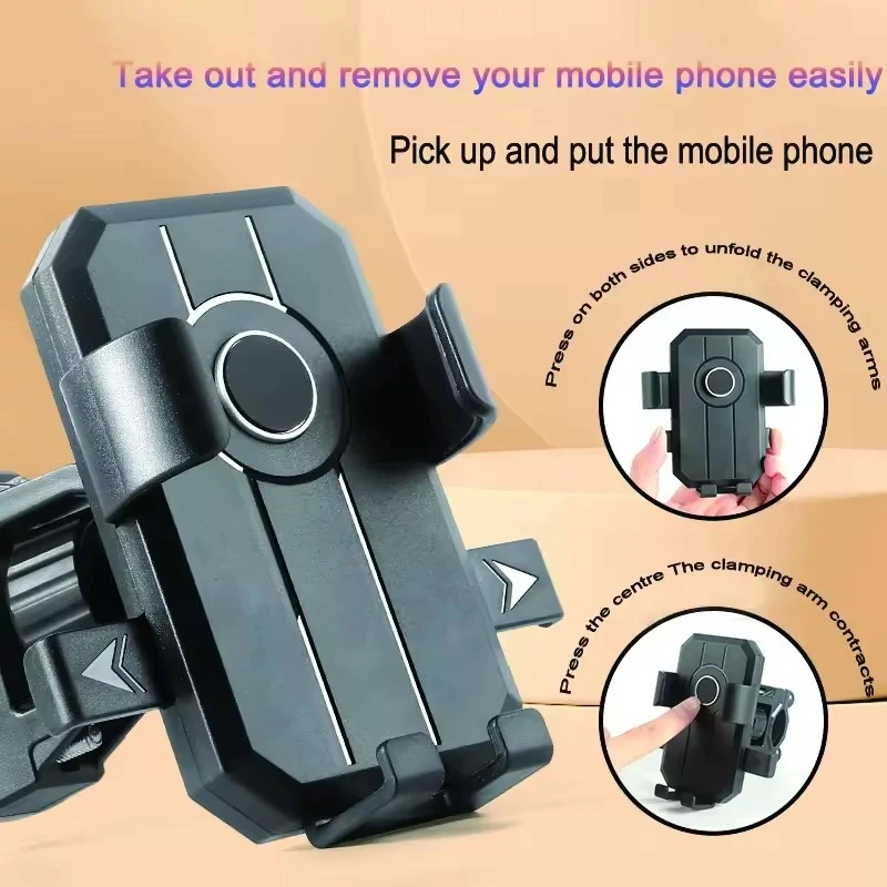 Generic SH-3153 Bike Phone Holder 360-degree Anti-fall - image 2