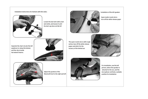 Generic BT12 Bluetooth Motorcycle Helmet Headset - image 5