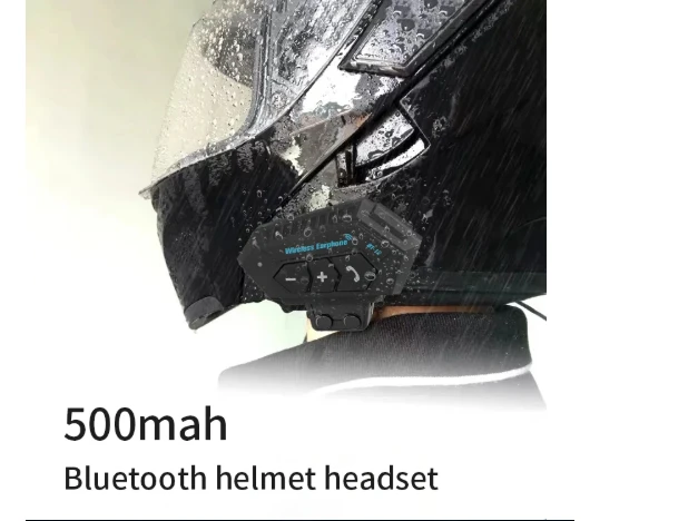 Generic BT12 Bluetooth Motorcycle Helmet Headset - image 2