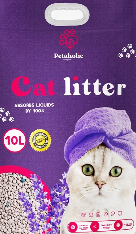 Petaholic Premium Bentonite Cat Litter 10L Clumping