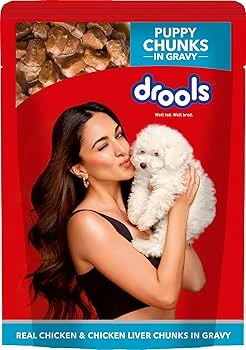 Drools Chicken & Liver Chunks in Gravy Puppy