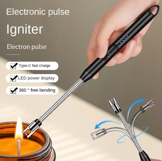 VEHHE Electric Arc Lighter 360° Windproof Plasma USB - image 1